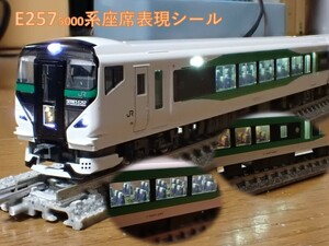 E257系 5000番台座席表現シール