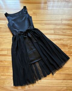 Deuxieme Classe ドゥーズィエム クラス フォーマル ドレス ワンピース パーティ ドレス 黒 ブラック 日本製 S〜Mサイズ位