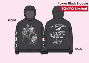 XL 2024 レッチリ ワールド ツアー The Unlimited Love Tour 東京限定 Tokyo Black Hoodie レッドホットチリペッパーズ レッチリ パーカー