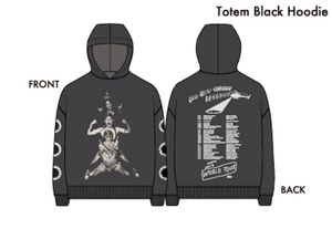 L 2024 レッチリ ワールドツアー The Unlimited Love Tour 会場限定 Totem Black Hoodie レッドホットチリペッパーズ レッチリ パーカー