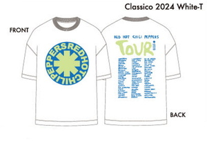 M 2024 レッチリ ワールドツアー The Unlimited Love Tour 会場限定 Classico 2024 White Tee レッドホットチリペッパーズ Tシャツ