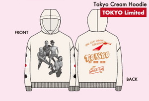 XL 東京限定 レッチリ ワールド ツアー The Unlimited Love Tour Tokyo Cream Hoodie レッドホットチリペッパーズ レッチリ パーカー