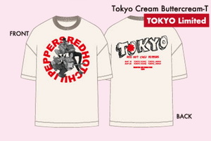 M 2024 東京限定 レッチリ ワールド ツアー The Unlimited Love Tour Buttercream Tee Tシャツ RED HOT CHILI PEPPERS 東京ドーム購入