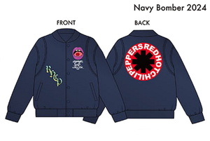 XXL 2024 レッチリ ワールドツアー The Unlimited Love Tour 会場限定 Navy Bomber 2024 レッドホットチリペッパーズ ボンバージャケット