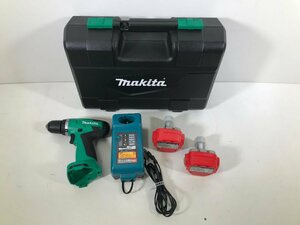 makita マキタ 充電式ドライバドリル M655D 充電器 DC1414 バッテリ PA12 セット 電動工具 ドライバドリル ケース付き ユーズド