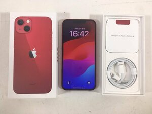 Apple アップル iPhone 13 128GB PRODUCT RED レッド MLNF3J/A SIMフリー ユーズド