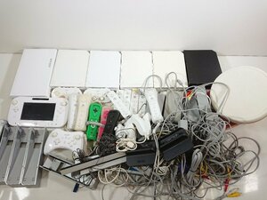 Nintendo nintendo WiiU Wii body white black nn tea k controller AC adaptor LAN adapter sensor bar other summarize Junk 