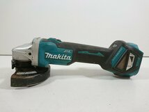 makita マキタ 125mm 18V 充電式 ディスクグラインダー スライドスイッチ 無線連動対応 GA512D スライドスイッチタイプ 本体のみ ユーズド_画像1