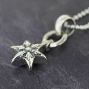 クロムハーツ chrome hearts スターペンダント with ベイル ボールチェーン 正規品 インボイス 1円の画像4