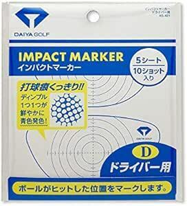 ダイヤゴルフ(DAIYA GOLF) ゴルフ練習用品 インパクトマーカー ショット 打球痕が記録できる スイングのクセを知る 飛距