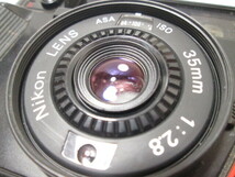 [my1 HN9013] Nikon ニコン L35AF フィルムカメラ 35mm f2.8 レンズ 　動作確認済_画像9