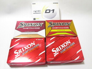 [my1 HN8814] 未使用 SRIXON スリクソン HONMA ホンマ ゴルフボール 5ダース まとめ 