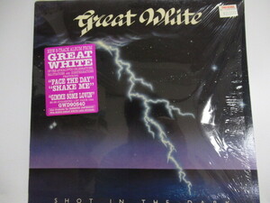 [my2 HN9152] 【シール帯付】 GREAT WHITE グレイト・ホワイト shot in the dark GWD90540 レコード 洋楽 LP