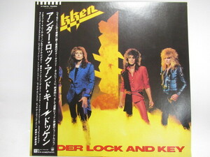 [my2 HN9251] 【帯付】 Dokken ドッケン「Under Lock And Key(アンダー・ロック・アンド・キー)」LP Elektra P-13212 レコード 洋楽