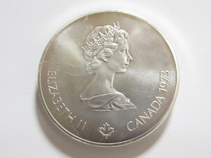 [my2 HN9185] カナダ モントリオール オリンピック 銀貨 1973年 5ドル 記念硬貨 硬貨 メダル 記念メダル 海外 外貨 コイン 