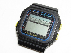 [my2 HN9194] CASIO FISH IN TIME 腕時計 時計 カシオ フェイスのみ FT-100W デジタル フィッシュインタイム ウォッチ 10BAR 防水 