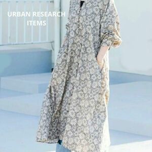 URBANRESEARCHアーバンリサーチ　花柄ラグランワンピース　フリーサイズ ゆったり