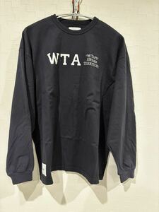 WTAPS|ダブルタップス 231ATDT-CSM03 DESIGN 01 LS COTTON. COLLEGE 長袖Tシャツ　サイズ02