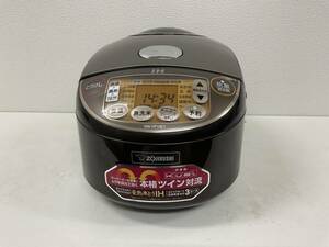 【A204】中古品　ZOJIRUSHI　象印　豪熱沸とうIH　IH炊飯ジャー　NW-VP10E7　ブラウン　1.0L　2020年製　動作確認済