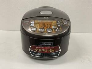 【A226】中古品　ZOJIRUSHI　象印　豪熱沸とう　IH炊飯ジャー　NP-VZ10型　TAブラウン　1.0L　2019年製　動作確認済