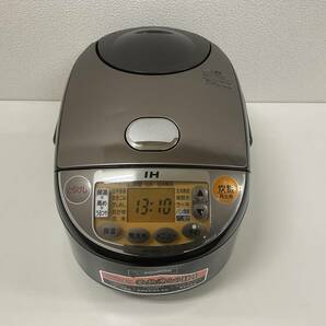 【A240】中古品 ZOJIRUSHI 象印マホービン NP-VN10型 1.0L 5.5合 IH炊飯ジャー 2016年製 TAブラウン 通電確認済の画像1