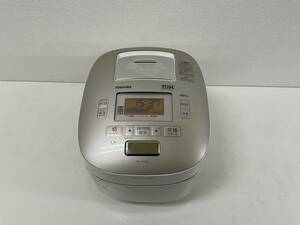 【A128】中古品 TOSHIBA 東芝 RC-10VQG 1.0L 5.5合 東芝真空圧力IH保温釜 2014年製 レディッシュゴールド 通電確認済