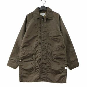 SASSAFRAS ササフラス 20SS Fall Leaf Coat Nylon Twill フォールリーフコート S カーキ