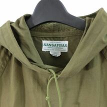 SASSAFRAS ササフラス Gardener BUD Breaker 60/40 ガーデナバッドブレーカー ジャケット S カーキ_画像4