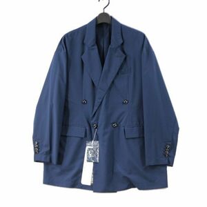 ADULT ORIENTED ROBES アダルトオリエンテッドローブス 21AW ポリエステル オーバーサイズ ダブルジャケット 4 ネイビー