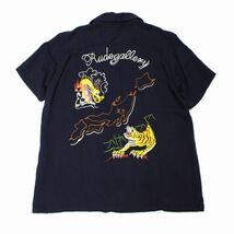 RUDE GALLERY ルード ギャラリー 24SS TIGER MAP SOUVENIR SHIRT 半袖シャツ 2 ネイビー_画像2