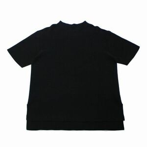 CFCL シーエフシーエル 23SS GARTHER MOCK NECK TEE 半袖ニット Tシャツ 5 ブラック