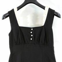 HONEY MI HONEY ハニーミーハニー 21AW apron tight one-piece エプロン タイト ワンピース ブラック_画像3