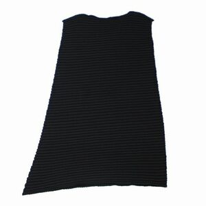 ISSEYMIYAKE イッセイミヤケ 2019SS ストレッチ プリーツ ワンピース 2 ブラック