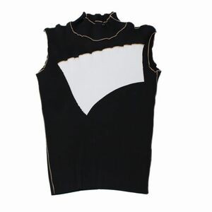 todo Kotoha yokozawa トド コトハ ヨコザワ 23SS No Sleeve Top High Neck Type ノースリーブトップス FREE ブラック