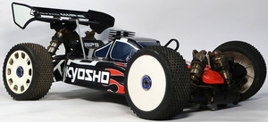 Kyosho, Inferno MP9, damage equipped, used 