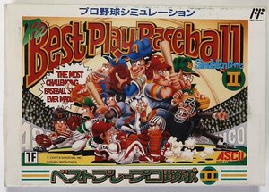 ファミコンカセット,ベストプレープロ野球２ , 中古