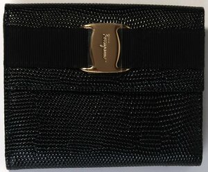 Salvatore Ferragamo,財布,ブラック,未使用