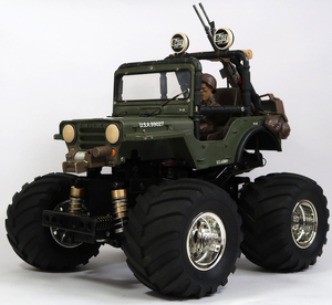 TAMIYA, ワイルドウィリー2, プロポ&バッテリーセット付き, 中古