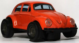  Aoshin, Volkswagen, tin plate, red, made in Japan, used, breakdown 