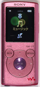 SONY, ウォークマン, NW-E053, 4GB, レッド,中古, ロックボタン故障