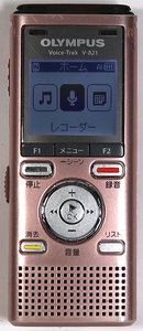 OLYMPUS, Voice-Trek V-821, ICレコーダー, 2GB, マイクロSDカード対応, 中古