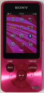 SONY,ネットウォークマン, NW-S784, 8GB, ピンク,中古,ボタン不良