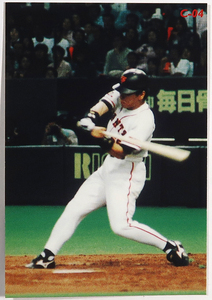 カルビー, プロ野球チップス, 1998, チェックリスト, 松井秀喜, C-04, 中古