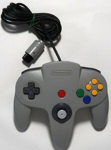 ニンテンドー64, コントローラー,グレー, 中古