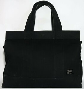 PORTER, tote bag, black, used 