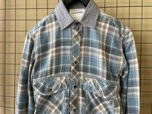 【and wander/アンドワンダー】Poly × Cotton Check Long Sleeve Shirt size2 MADE IN JAPAN ポリ×コットン チェック 長袖シャツ 1LDK_画像2