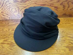 【LIMIfeu/リミフゥ】Wrinkle Cap BLACK キャップ ブラック 帽子 Yohji Yamamoto Y’s ワイズ