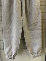 美品【Willow Pants/ウィローパンツ】Linen Easy Trouser size1 MADE IN JAPAN リネン製 イージーパンツ トラウザー ワイドシルエット_画像3