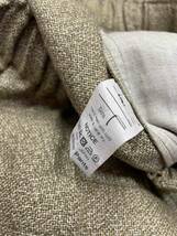 美品【Willow Pants/ウィローパンツ】Linen Easy Trouser size1 MADE IN JAPAN リネン製 イージーパンツ トラウザー ワイドシルエット_画像7