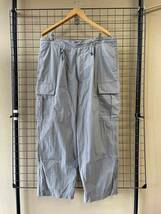 【CITEN/シテン】UNITED ARROWS ユナイテッドアローズ WIDE CARGO PANTS sizeFREE GRAY ワイド カーゴパンツ ミリタリー トラウザー_画像1